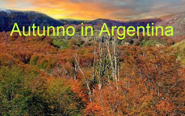 Autunno in Argentina